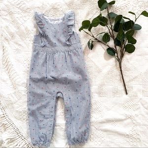 Baby Gap▪️Ruffle Jumpsuit. One piece. 12-18 mo